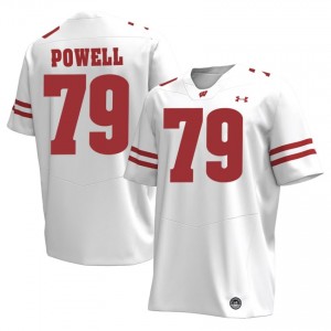 UW Logan Powell #79 White Jersey | Premium Stitch Player Football Men Apparel 70641470