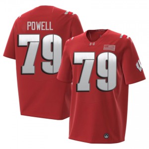 Red Logan Powell #79 Badgers 2026 Jersey | Men University Football Limited Stitched 21508112