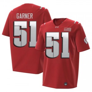 Red Micheal Garner #51 Badgers 2026 Jersey | Men NCAA Football Pro-Grade Stitched 89636238