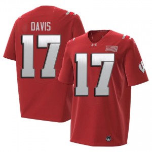 Red Nizyi Davis #17 Wisconsin Badgers 2026 Jersey | Men NCAA Football Pro-Grade Stitched 61222451