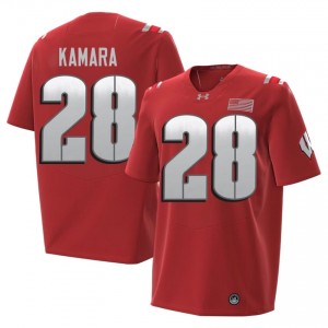 Red Jon Jon Kamara #28 Wisconsin Badgers 2026 Jersey | Men Player Football Essential Stitched 71820171