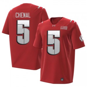 Red Leo Chenal #5 Wisconsin 2026 Jersey | Men Player Football Essential Stitched 78868089