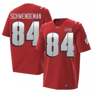 Red Ryan Schwendeman #84 Wisconsin Badgers 2026 Jersey | Men College Football Top-Tier Stitched 57194753