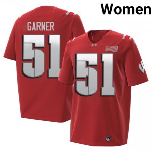 Red Micheal Garner #51 UW Badgers 2026 Jersey | Women College Football Top-Tier Stitch 64391393