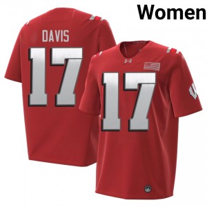 Red Nizyi Davis #17 UW 2026 Jersey | Women College Football Top-Tier Stitch 57253926