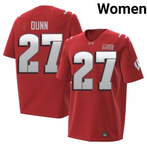 Red Raphael Dunn #27 Wisconsin 2026 Jersey | Women College Football Top-Tier Stitch 39170871
